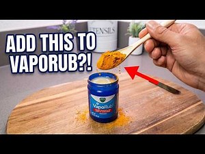 I Mixed Vick’s with Turmeric… Look What Happened