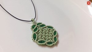 【MACRAME TITA】叶子挂件绳编编制教程Macrame bracelet tutorial_哔哩哔哩_bilibili