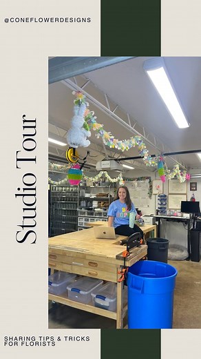 1️⃣ The most requested video is finally here! A TOUR OF OUR STUDIO! 👏🏻 This little studio of ours has been transformed the past few years and has come so far. I’m proud of what we’ve slowly built and are continuing to build. I’m a home based wedding and event florist in Texas. Remember, everyone’s space is different and we do things differently. That’s okay! If you a have any questions or need a link to something let us know in the comments. 👇🏻 Enjoy! PS. special thanks to Laurel for being t