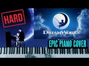 DreamWorks Logo Intro on piano cover (HARD) [Epic Piano Music]