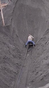 Cement water storage pond outlet dredging process | when work time