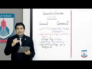 Class 8 - Computer Studies - Chapter 5 - Lecture 3 - Inserting Image in HTML - Allied Schools