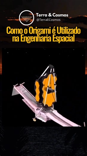 O origami, tradicional arte japonesa de dobrar papel, ultrapassou os limites da criatividade e hoje inspira engenheiros espaciais na construção de satélites, painéis solares e telescópios dobráveis. A lógica é simples e genial: estruturas que precisam ser grandes e leves no espaço, mas compactas para o lançamento, podem ser dobradas como um origami e depois se abrir perfeitamente no vácuo. Telescópios como o James Webb e projetos da NASA utilizam princípios dessa arte milenar para criar sistemas