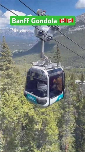 Uff feel this Nature |#trendingshorts #travel #viralvideo #nature #discoveringcanada #banffgondola