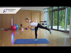 HipFit Programm - Übung 6 - Exzentrische Dehnung der hinteren Oberschenkelmuskulatur