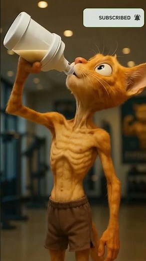 “From Skinny to Strong: The Incredible Transformation of These Cats! 💪🔥” #cat