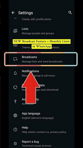 NEW Broadcast Tab + Monthly Limit in WhatsApp! #howto #whatsapp #broadcast