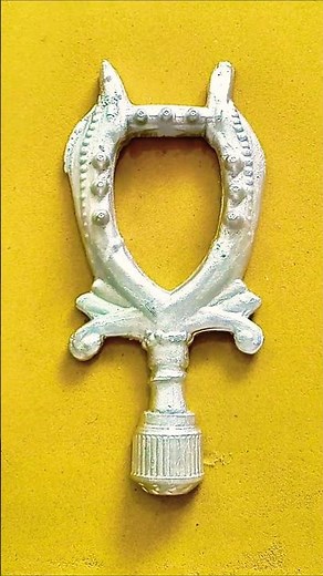 Beautiful Sand Casting of a Shiny Metal Piece