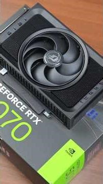 Have you ever seen an RTX 5070 graphics card this small? #asmr #pcbuild #pcgaming #rtx5070 #amd