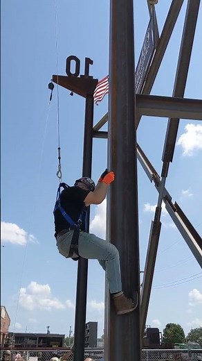 Ironworker Column Climb 10.81 Seconds, Local 10 Kansas City