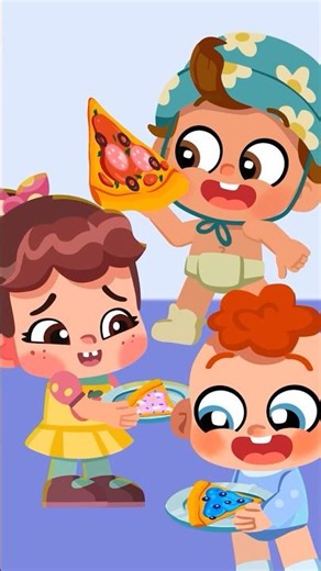 Let’s Share the Pizza! 🍕🐱 | Sharing is Caring | Comy Zomy Kids