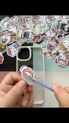 17K views · 318 reactions | Cute Hello Kitty #reelsviral #sticker #phonecase #viralreels #fyp #souvenirs #viral #stickerlovers #asmr #sticker #hellokittylovers #hellokitty | Brave's Stickers ASMR TV | Facebook
