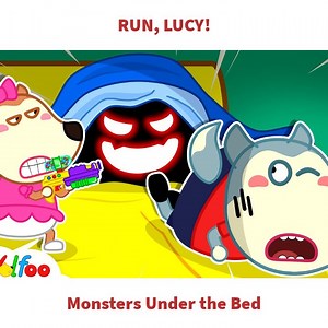 Oh no, what's under the bed? 😱 #WOANETWORK | Wolfoo Kids Cartoon