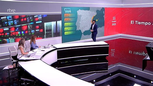 #Canal24Horas | En las próximas horas pueden volver a producirse chubascos muy fuertes Martín Barreiro actualiza el mapa de avisos y precipitaciones rtve.es/directo/canal-24h | RTVE Noticias