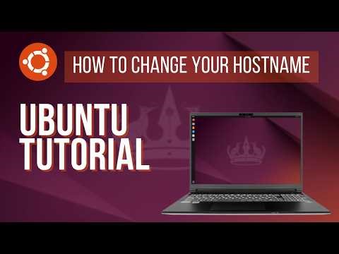 How to change your hostname on ubuntu (Quick & easy)
