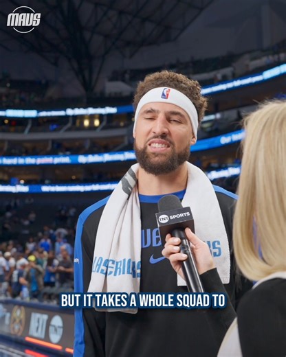 Mavs blue looks good on you, Klay🔥 #MFFL | Dallas Mavericks