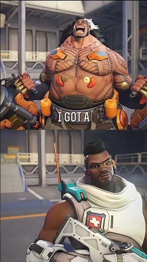 Baptiste and Mauga interaction - Overwatch 2