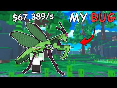 I caught rare EXOTIC BUGS in Roblox Catch Bugs...