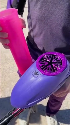 Loading Pellets into a Slingshot for Target Practice #shorts