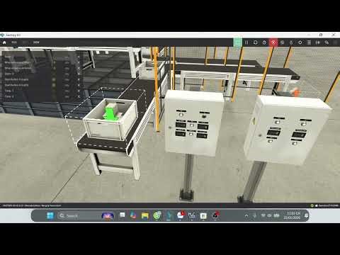 PLC-Based Color Sorting and Packaging System Using TIA Portal and Factory I/O