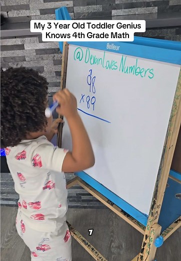 My Toddler Solves 4th Grade Math Problems Easily
