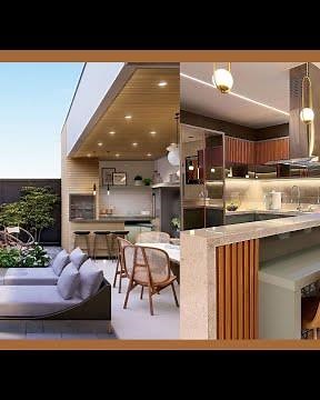 Detalhe dessa Cozinha e espaço gourmet integrados: sala e cozinha varanda gourmet integrada