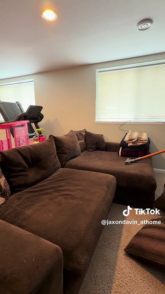 This account is manage by a parent. Basement clean! #cleaning #cleantok #fyp #scrubdaddy #clean