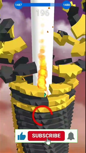 👉stack Ball game play live22😴#gamer #shorts #funny #trending