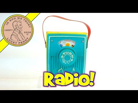 Fisher-Price Pocket Radio Music Box #778 Vintage
