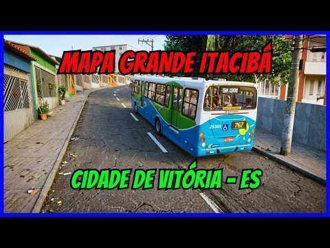 🔴Gameplay Proton Bus Simulator Mapa Grande Itacibá | Linha 767 Circular | PBSU | Mods