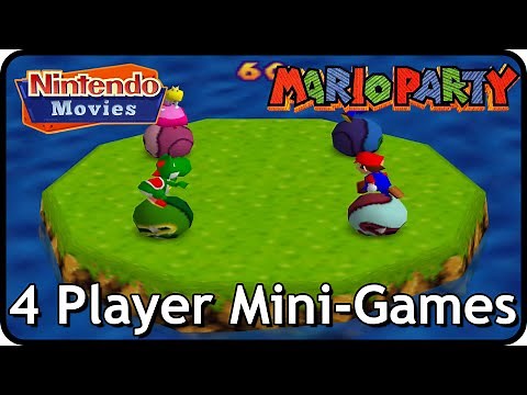 Mario Party 1 - All 4 Player Mini-Games
