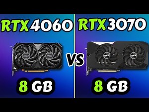RTX 4060 vs RTX 3070 - Test in 10 Games