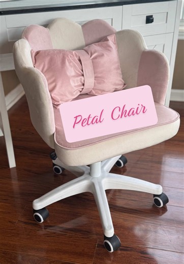 When dainty meets pink!!@XUEGW Furniture #chair #deskchair #vanitychair #affordablefurniture #furniture