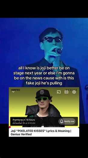 we need to get this sorted @Joji #joji #jojimusic #jojiconcert #fakejoji #jojimiller