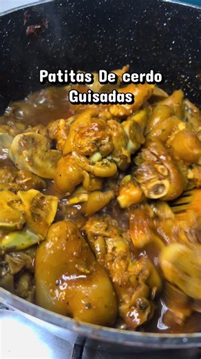 Patitas de puerco guisadas: receta panameña casera