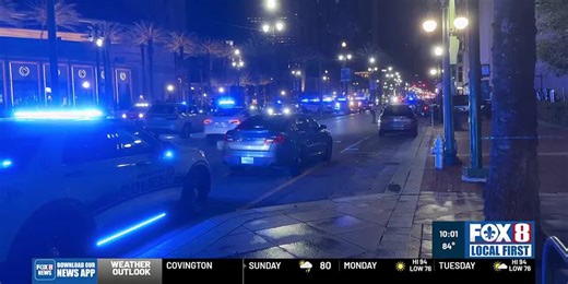 Driver accused of attempted murder after allegedly striking officer, deputy with car on Bourbon Street