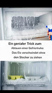Der clevere Trick zum Abtauen des Gefrierschranks: Das Eis verschwindet, ohne den Stecker zu ziehen ❄️😲 | Schmackhaft Rezepte