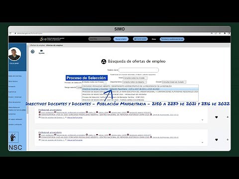 Te enseñamos a buscar una vacante en SIMO #ProcesoSeleccionCNSC Directivos Docentes y Docentes