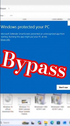 How to bypass the “Windows protected your PC” message on Windows 11/ 10
