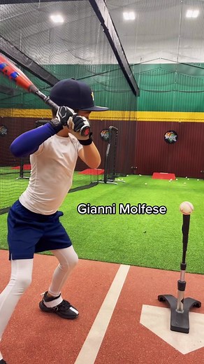 Gianni Molfese 7 Years Old Batting Practice