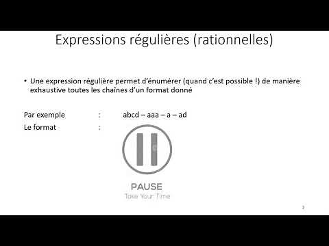 02-Analyse lexicale-02-Expressions Régulières-01-Définition