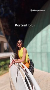 It's easy to make shots stand out on your motorola edge 70! Blur the background to bring the focus back to you with Portrait Blur in Google Photos. | Motorola