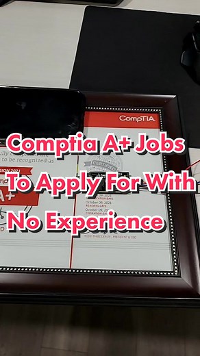 Comptia A Jobs for Entry-Level IT Professionals