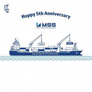 Happy Anniversary to our subsidiary Maldives State Shipping - MSS, we wish you more growth, stronger trade routes, and smoother sails ahead. 🥳 | State Trading Organization Plc