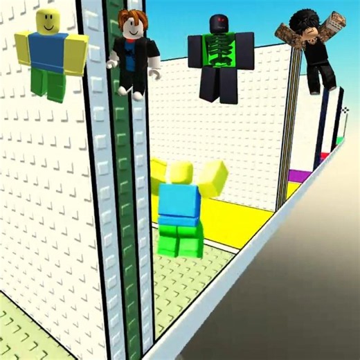 IMPOSSIBLE WALL JUMP CHALLENGE! 🏃‍♂️ ROBLOX OBBY SHOWDOWN 💀 #shorts #roblox #challenge