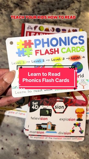Parents Love These Phonics Flash Cards for Learning to Read