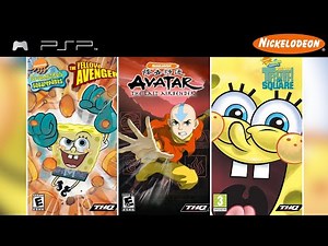 Nickelodeon Cartoons Games for PSP