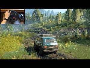 SnowRunner - Exploring Russia Off Road - Lada Niva (DON 71) - Logitech G29