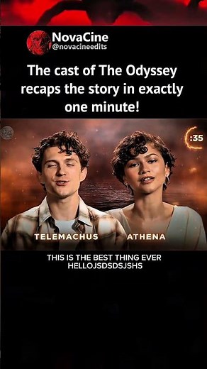 The Odyssey Cast Recaps the Entire Movie in 60 Seconds on #fallontonight 😂🎬