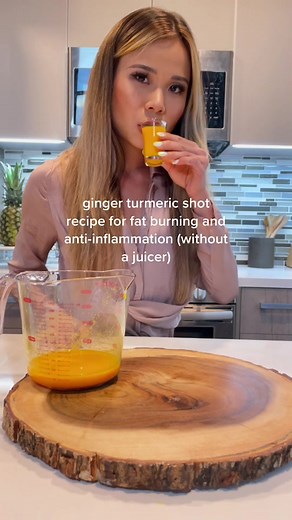 Ginger Turmeric Shot for Fat Burning and Wellness | Recipe and Benefits